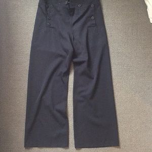Sailor slacks in wool, lined,Commes des Garçons.